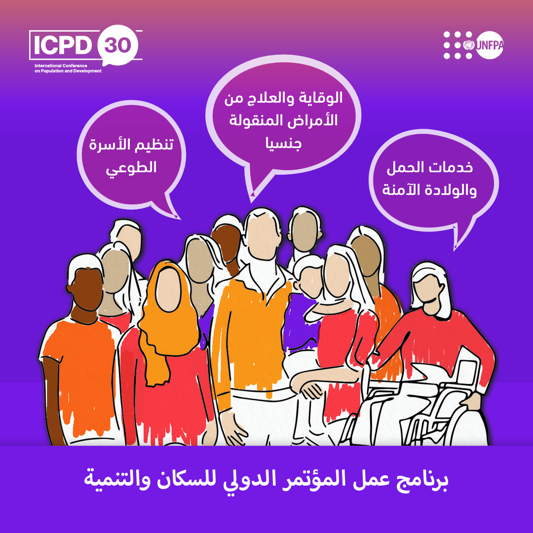 The #ICPD agenda calls for everyone, everywhere to have access to reproductive health care. Find more on the sixth review of the ICPD Programme of Action in the Arab region: unf.pa/ICPD-ASRO