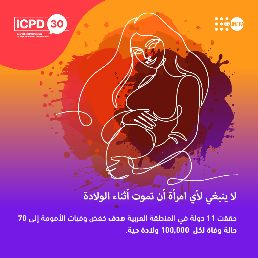 #DidYouKnow: 11 countries in the #Arab region have met the Sustainable Development Goals 3.1 on reducing the global maternal mortality. Yet, conflict and climate crises still threaten other countries. Get the facts from @‌unfpa: unf.pa/ICPD-ASRO