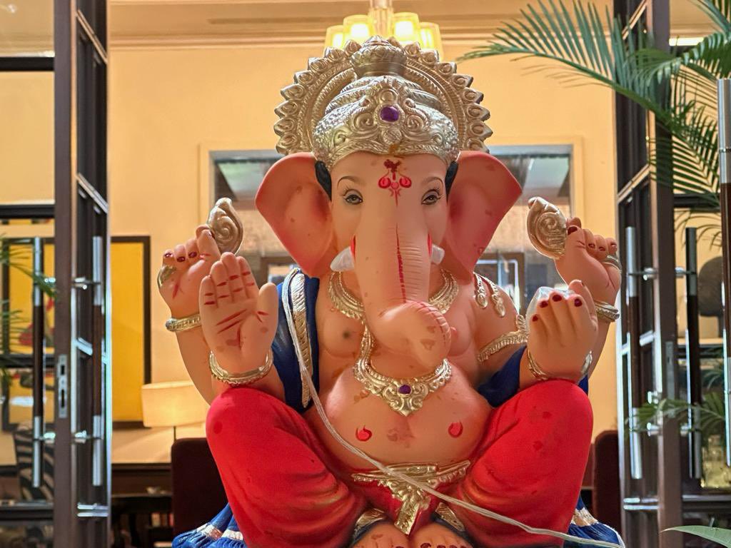 Welcome home Ganpati Bappa Ji. Wishing you and your family a wonderful day honoring Lord Ganesha. May Lord Ganesha bless all of us with happiness, wisdom, good health and lots of Modak to eat!!!