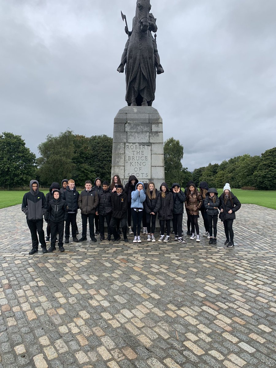 Great day at Bannockburn today. Well done Molly for managing to stay standing with all the armour on. <a href="/UGSchool/">Uddingston Grammar School</a>