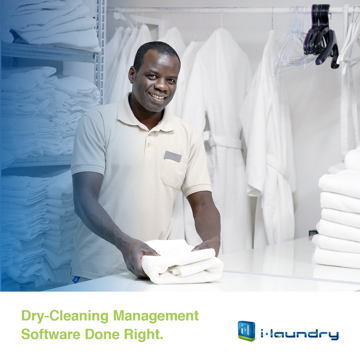 With functionality and ease of use, i-Laundry is the most complete Dry-cleaning Management Software. i-laundry.com #DryCleaning #LaundryBusiness