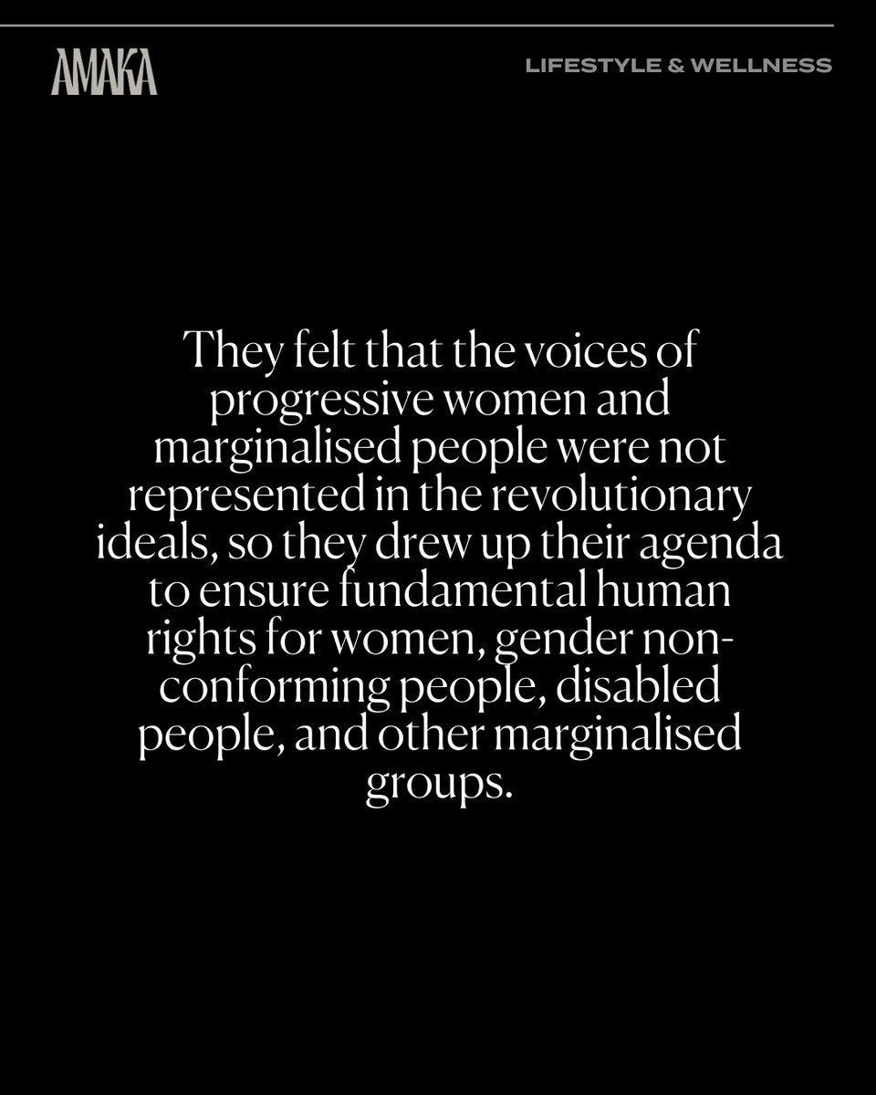 Celebrating the Noon Movement, a radical feminist movement in Sudan, for their work in supporting women and vulnerable people through the country's ongoing crisis.

amaka.studio/content/6YbHRF…

#Amakastudio #Ourworldtogether #Sudan #Feminism #NoonMovement #WomensRights #Panafrican