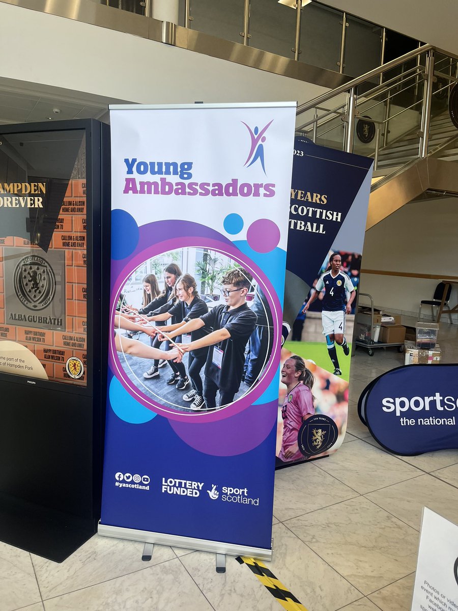 LEADERSHIP |

Great to have our new Young Ambassadors from <a href="/brannock_high/">Brannock High School</a> and <a href="/TaylorHS1982/">Taylor High School</a> involved in the #yascotland conference today.
Look forward to bringing new ideas back to the schools.
<a href="/sportscotland/">sportscotland</a> @pjd104 <a href="/NLActiveSchools/">NLActiveSchools</a>