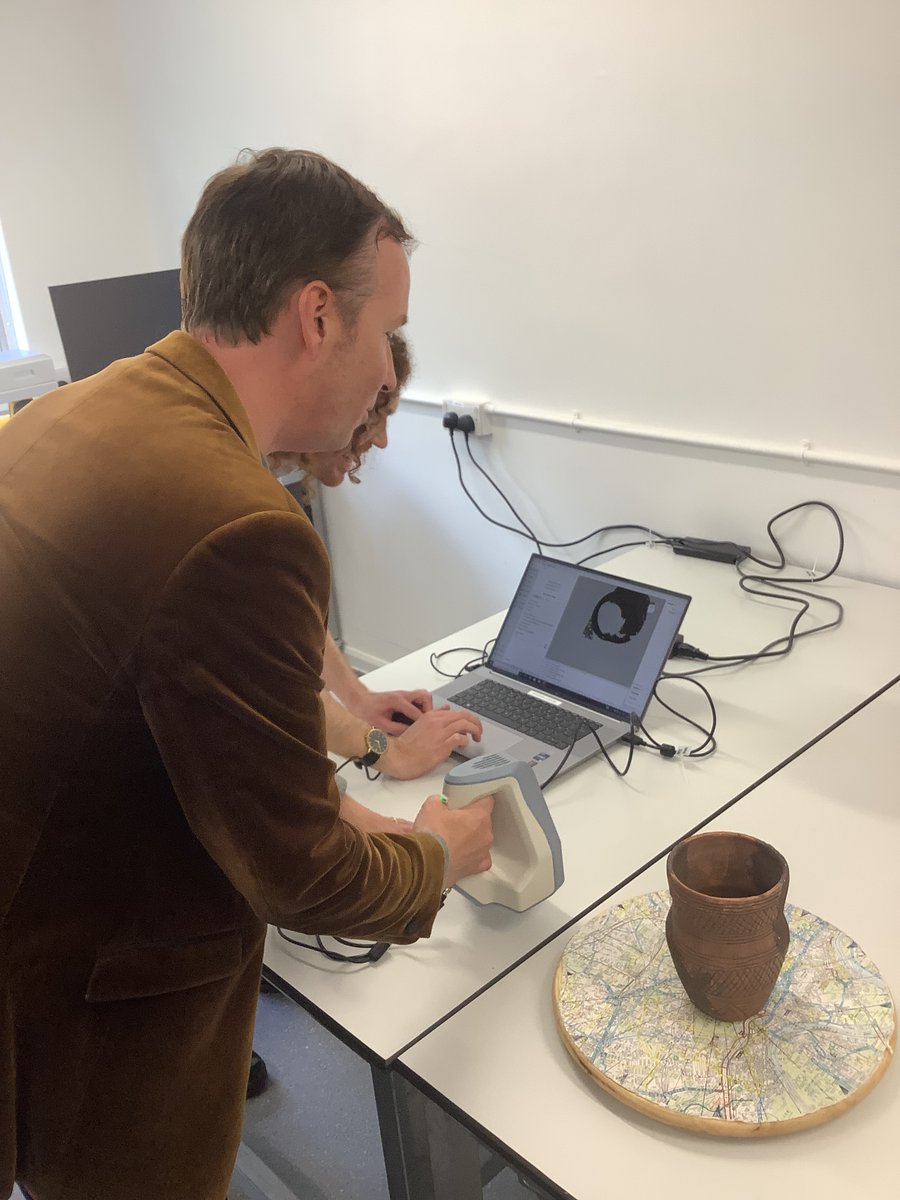 UofEArchaeology's tweet photo. Yesterday we launched our new SHARrD 3D Lab (Science, Heritage &amp; Archaeology Digital 3D Laboratory). Thanks to everyone who came to see our new  equipment! Here for all your Micro-CT scanning, 3D modelling, digital  microscopy, and analytical x-ray needs. https://t.co/gJy8izqF6g