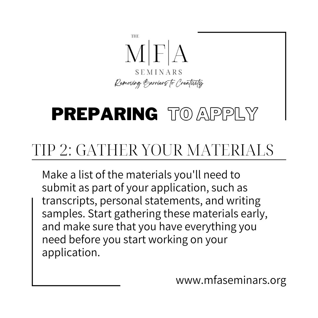 MFA Seminars (@mfaseminars) on Twitter photo 