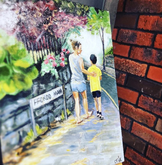 Ffordd Mam | Corinna Nicoll

Oil on board box frame
Available now 

Pictured at our current exhibition, Ein Cymru.

#welshart #welsh #artinwales #celfcymru