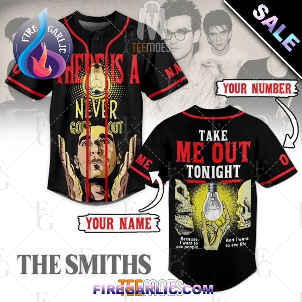 ⚾️ Rock your style with The Smiths Personalized Baseball Jersey! 🎸🌟 Customize it with your name and show off your love for the iconic band. Get yours now, because this limited edition won't last long. ⚡️ #TheSmiths #PersonalizedBaseballJersey