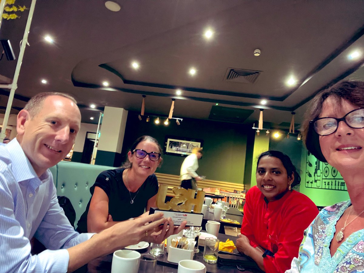 Driving the National patient led campaign for hsj patient #hsjpatientsafety #timecriticalmedication for #parkinsons continues with a working breakfast @EmmaKirkMSO @ParkinsonsEN @jonny_acheson @tincybinu9 @JeanAlmond2 There’s much still to do!
