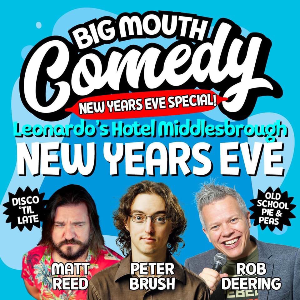 bigmouthcomedy_'s tweet photo. Just look at these line ups! 
Our Xmas shows at @mbro_townhall are always sell outs so this year we've added an extra show! 
Choose your date(s), grab your mates &amp; get those tickets bought! 
And don't forget our NYE Special at Leonardo's Hotel.  
https://t.co/4HIjud40k2 https://t.co/aMPNiT6ubX