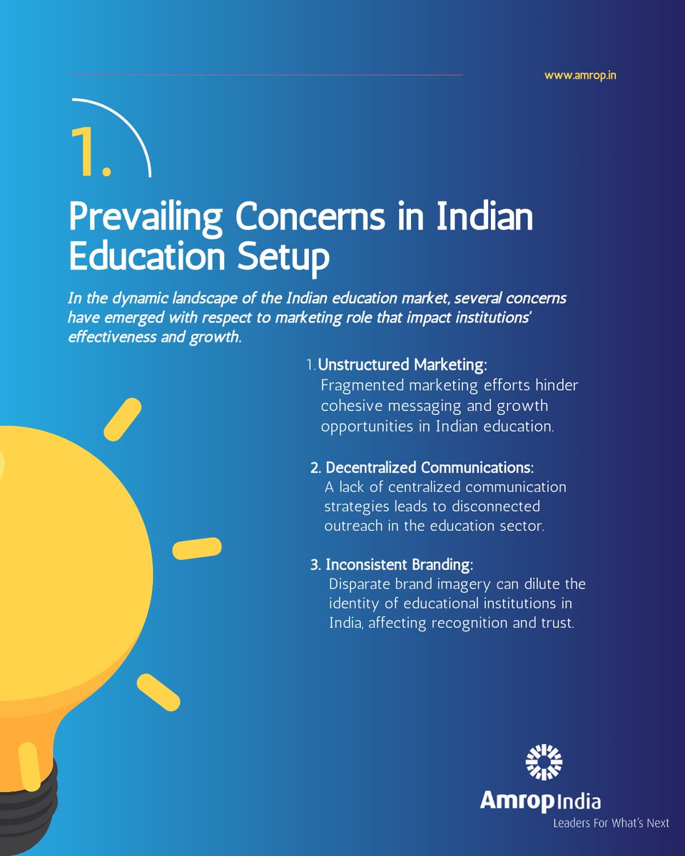 AmropIndia's tweet photo. Discover the #Evolution of #CMOs in #Education Sector! Dive into the dynamic journey of Chief #Marketing Officers in the education sector as they reshape #strategies and redefine brand identities

#CMOEvolution #EducationMarketing #BrandTransformation #DataDrivenInsights https://t.co/8eckIPBxrl