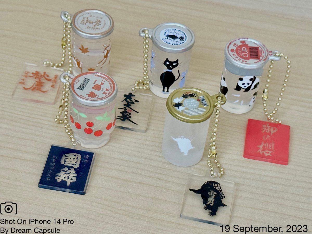 dreamcapsuleCEO's tweet photo. 🌟新入荷ガチャ商品プレゼントCP🌟

フタのデザインも再現！かわいいカップ酒がミニチュアに🍶
「かわいいカップ酒コレクション」

フォロー&amp;RTしていただいた方の中から抽選で2名様に全5種セットをプレゼント🎁
ドリカプへの入荷日とキャンペーン詳細は↓

#ドリームカプセル #ガチャ専門店 https://t.co/o6A1KWTtGp