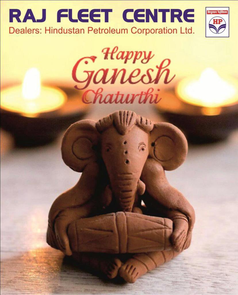 rajfleetcentre's tweet photo. Happy Ganesh Chaturthi !! May Lord Ganesh Bless us always. #rajfleetcentre #GaneshChaturthi @HPCL @vashisaleshpcl @WestRetail @hpcl_retail @Rg03Goel https://t.co/x6jspWlIvo