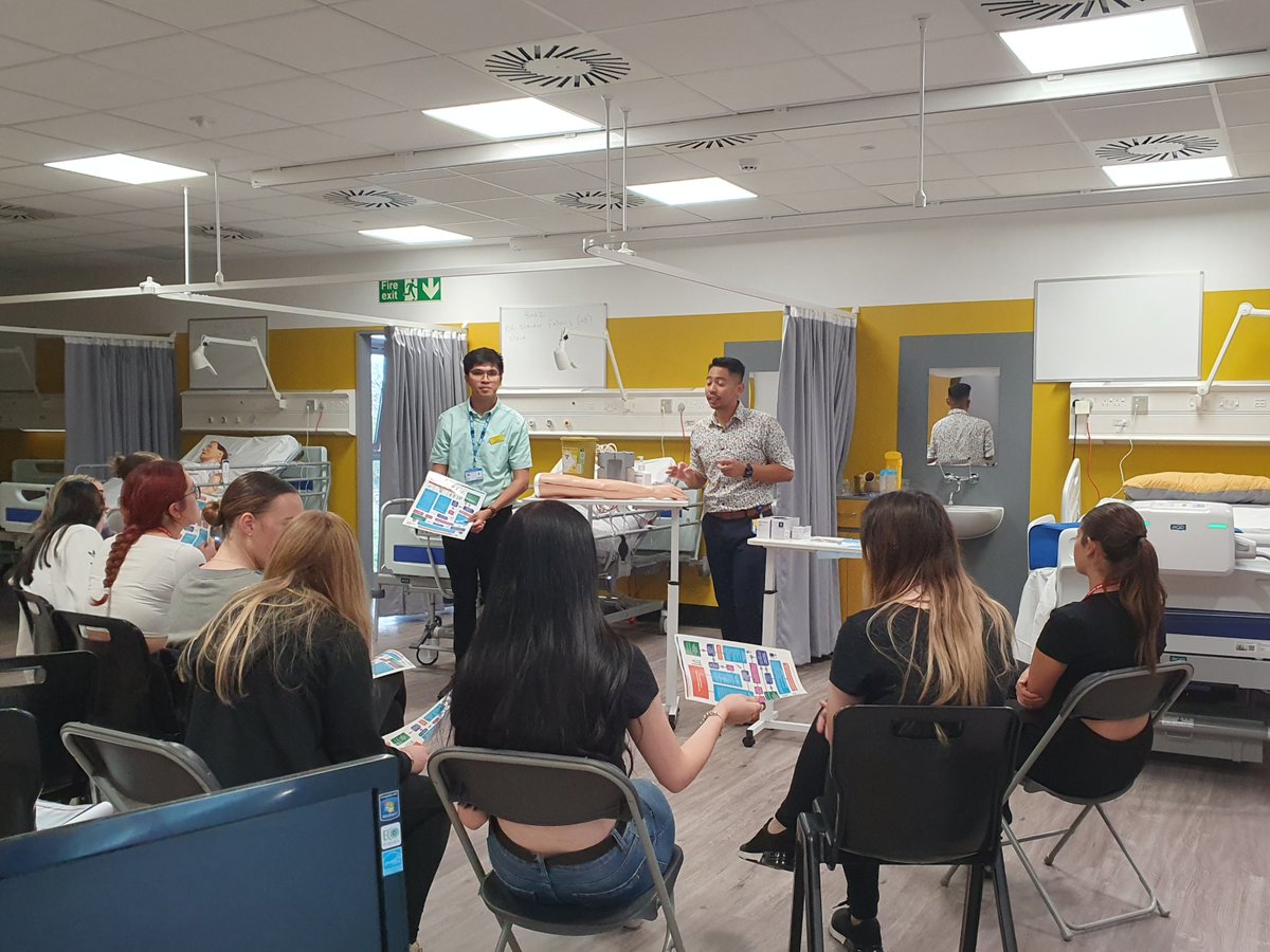 A big thank you to Jenny <a href="/hertscc/">Hertfordshire County Council</a> Jerome &amp; Akeem <a href="/enherts/">East and North Hertfordshire Teaching NHS Trust</a> for supporting our 1st <a href="/N_HertsCollege/">North Hertfordshire College</a> enrichment session

Students heard about the NA role &amp; then using training equipment had the opportunity to cannula &amp; take blood, carry out a vaginal swap &amp; check for testicular lumps