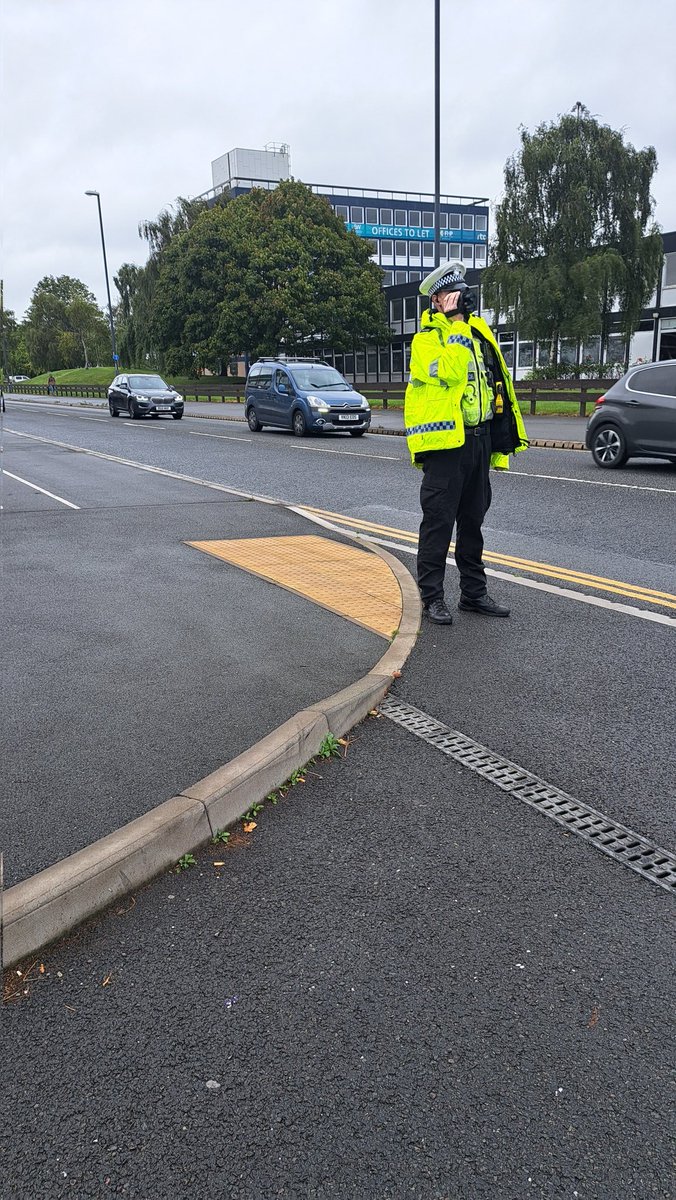 Out this morning #derby for the #vulnerableroadusers
 week
@ProjectEdward
We'll be engaging with all types of road users throughout the week.
#opsbikes