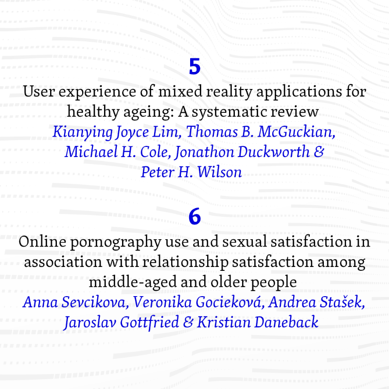 CyberPsy_jn's tweet photo. 🍃New issue is published!🍃

We are happy to share an inspiring autumn issue with 8 excellent articles investigating online interactions, healthy aging, online pornography, and more. All #OpenAccess, as always 🔓

We wish you a pleasant reading! ✨

#Cyberpsychology #NewIssue