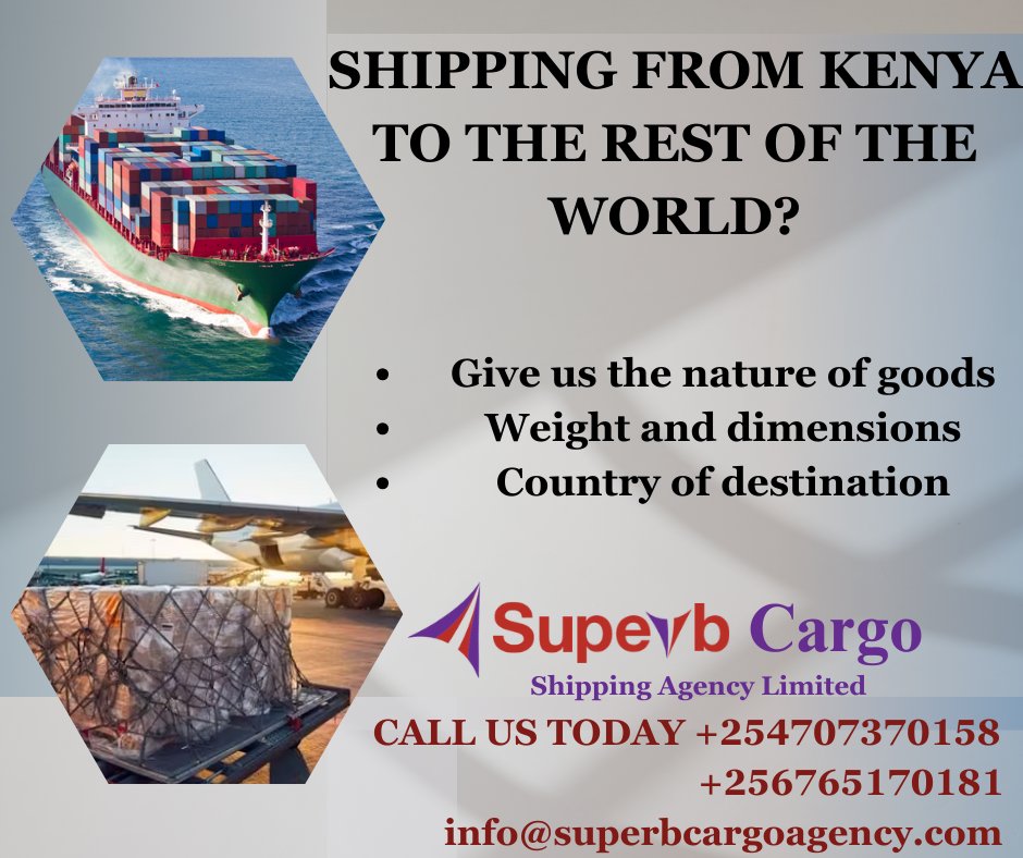 For all your export needs from Kenya to the rest of the world. Call or WhatsApp us today on +254707370158