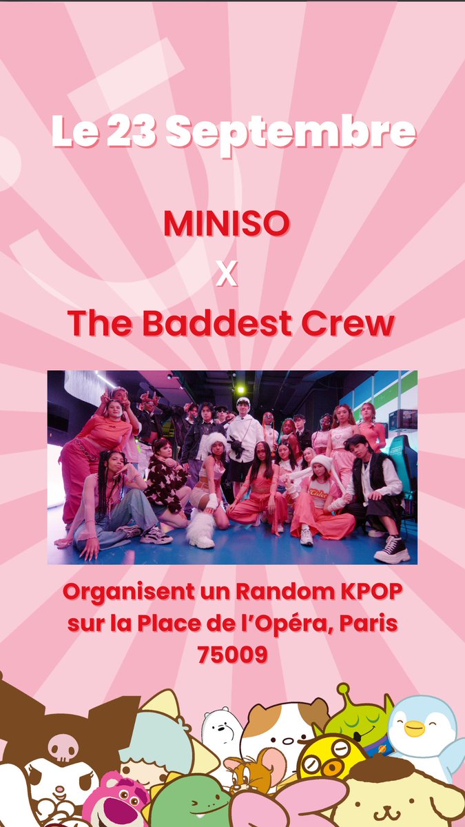 MINISOFrance's tweet photo. On pose ça là ! ☺️ #KPOP #randomkpop #Paris https://t.co/i4MZhjxU95