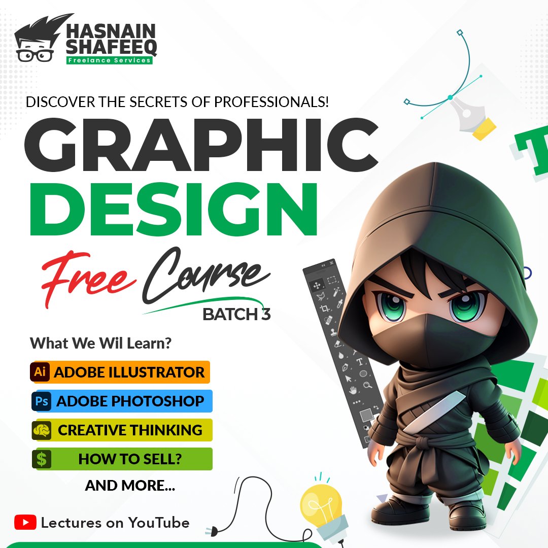 Link to Playlist:
cutt.ly/rwcEmDDT

#GraphicDesignCourse #GraphicDesignFreeCourse #GraphicDesign #GraphicCourse #GraphicDesignChallenge #GraphicDesignTutorial #GraphicDesignCommunity #CreativeJourney #UnlockYourCreativity #DesignSkills #PersonalBrand #PortfolioBuilding