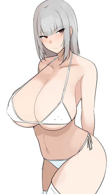 リハビリ白ビキニ 