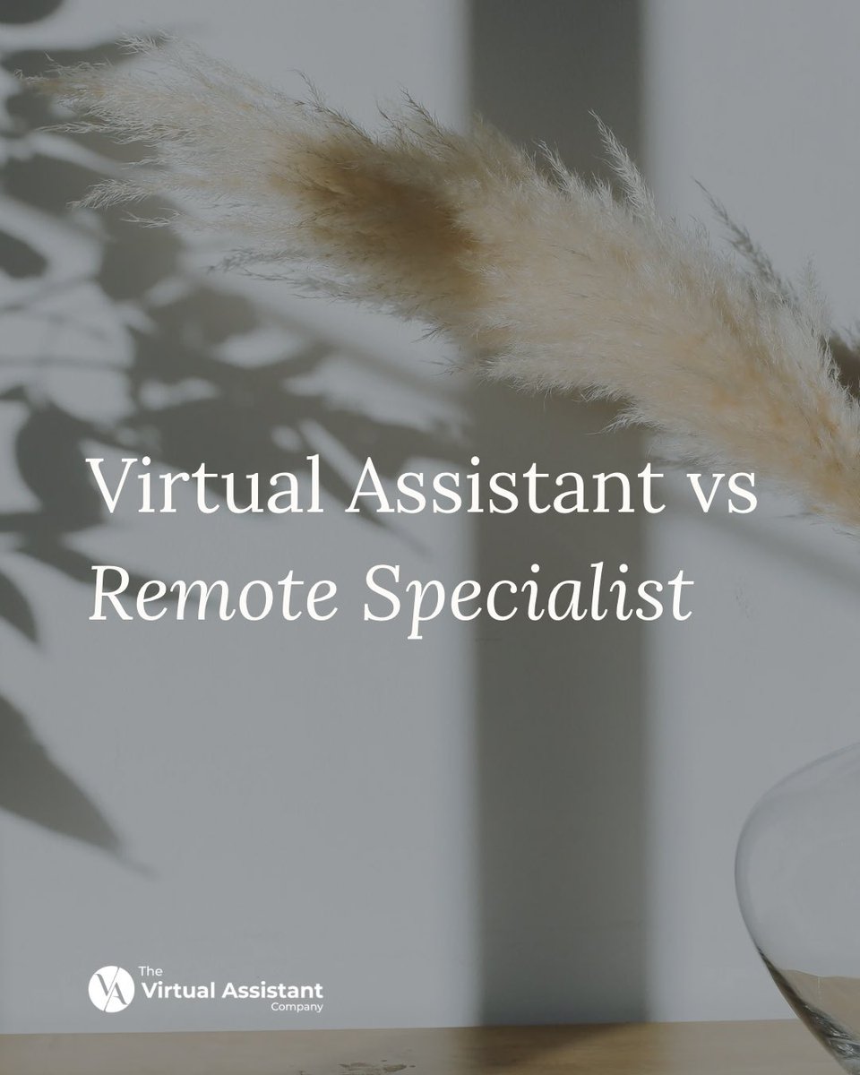💭 What’s the difference between a Virtual Assistant and a Remote Specialist? 💭

We explain all of this and more in our insight article.👇

thevirtualassistantco.com/virtual-assist…

#Outsourcing #VirtualAssistant #RemoteSpecialist #OutsourcingExpert