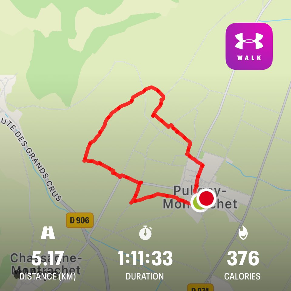 Great work out in Burgundy this morning...