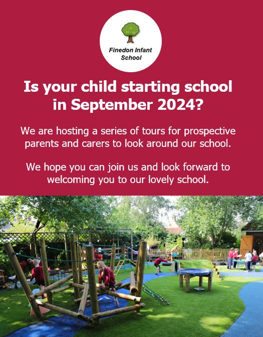 Join us on our prospective parent school tours to explore Finedon Infant School and meet our dedicated team. Find out more here: finedon.northants.sch.uk/new-parents/we…