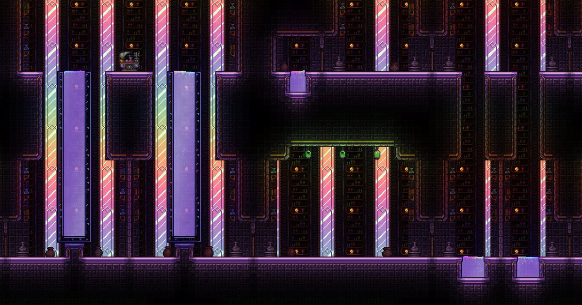 #terraria the enchanted lab is the heart of magical and alchemical research
its wealth of forgotten knowledge is enough to read for a lifetime