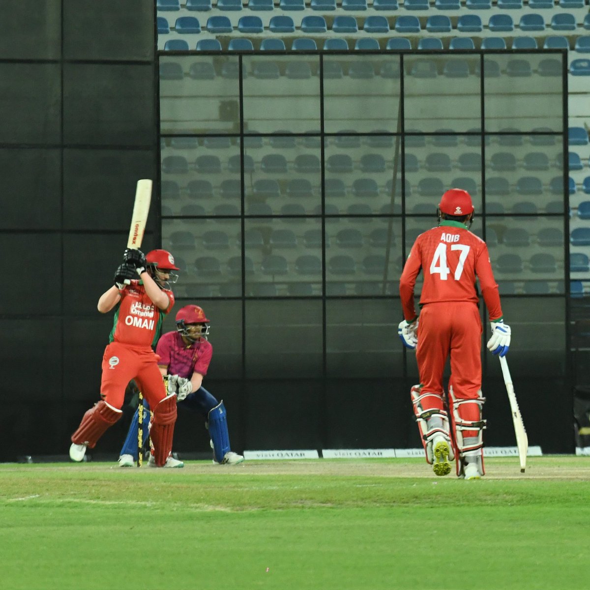 TheOmanCricket's tweet photo. Here are some 📸 of our match against 🇦🇪 and 🇶🇦!
We move onto Matchday 3 clashing against 🇧🇭 starting 9.30pm today!
Follow for more updates...
#OmanCricket #GCCCricket #Explore #Cricket https://t.co/29S3d7e0VJ