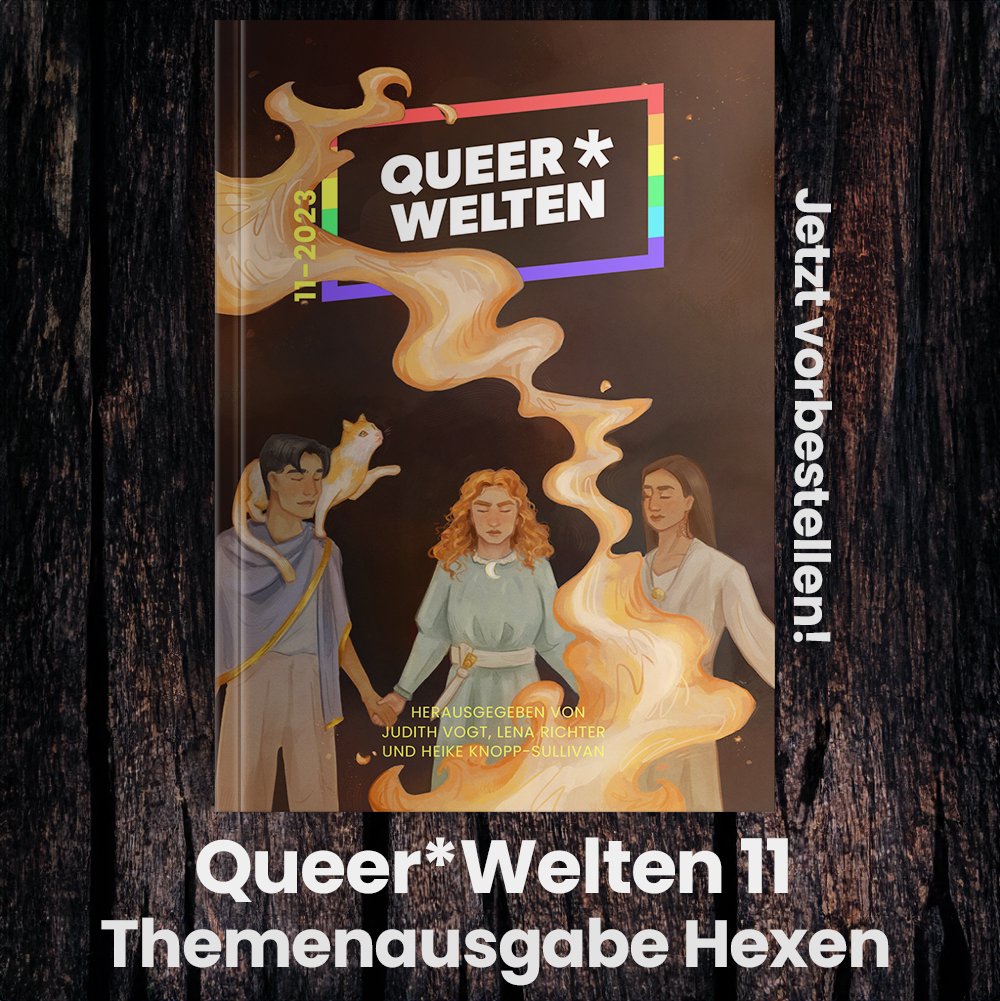 Amrûn Verlag (@amrunverlag) on Twitter photo Ab sofort vorbestellbar: Die Ausgabe 11 der <a href="/QueerWelten/">Queer*Welten</a> mit dem Thema Hexen.
Das Herausgeberinnenteam ist quasi im Endspurt - bald geht es in den Druck.
Ihr bekommt das Heft unter amrun-verlag.de - wir freuen uns auch über ein Abo! :-) Ab sofort vorbestellbar: Die Ausgabe 11 der <a href="/QueerWelten/">Queer*Welten</a> mit dem Thema Hexen.
Das Herausgeberinnenteam ist quasi im Endspurt - bald geht es in den Druck.
Ihr bekommt das Heft unter amrun-verlag.de - wir freuen uns auch über ein Abo! :-)