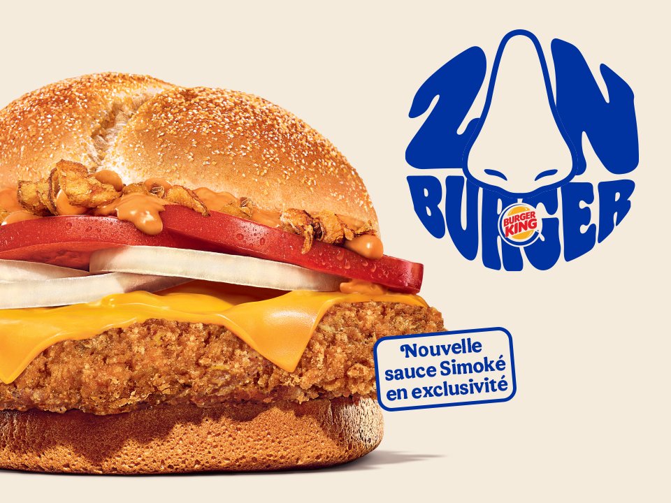 Après avoir atteint le Zénith, ils ont enfin atteint le sommet. Le Zen Burger est disponible dans tous les BK de France.