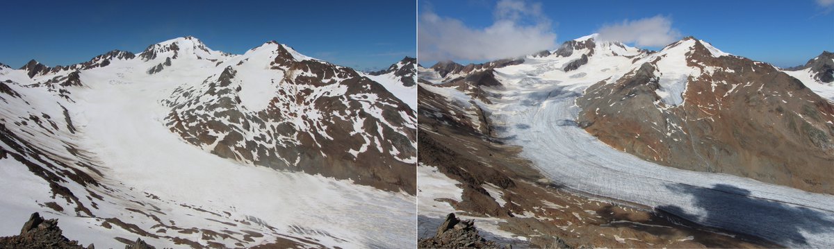 2022 erreichte der Hintereisferner seinen frühesten „Glacier Loss Day“ (GLD) bisher – ein Indikator für den #Gletscher-Zustand ähnlich dem #EarthOvershootDay. Innsbrucker Glaziolog:innen setzen zur Berechnung modernstes Laserscanning ein: uibk.ac.at/de/newsroom/20… #Klimakrise