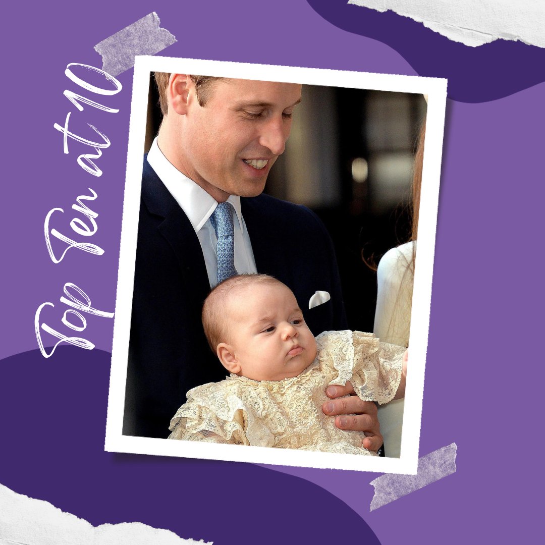 Today’s Top 10 at 10 is from the year Prince George was born, but what is the year?