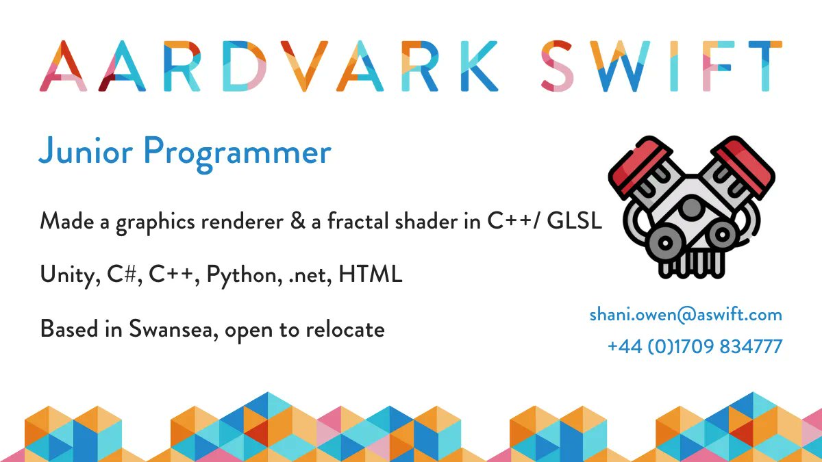 ShaniAswift22's tweet image. This hot candidate is SO impressive 🔥 🔥 juniors that have worked on projects like these are worth their weight in gold. Get in touch for more information and to see their portfolio!
#gamedev #programmer #graphicsprogramming