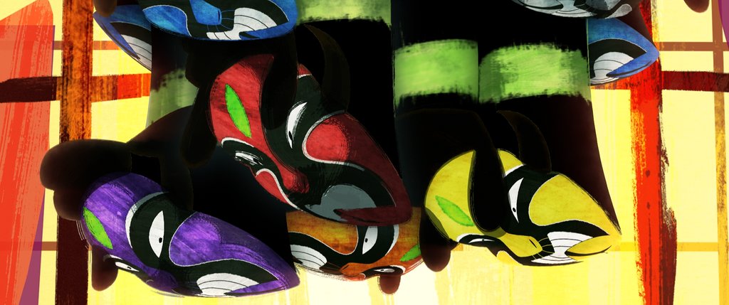 A few Monkey King styleframes 4 ur eyeballs this morning! 👁️🐒 <a href="/netflix/">Netflix</a>