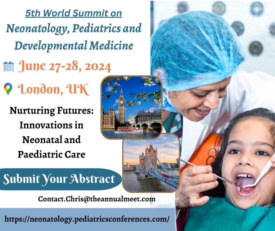 Connect and Exchange Ideas: #neonatology Meeting 2024 during June 27-28, 2023 London, UK 
#neonatalintensivecare #neonatalhealth #NeonatalNeurology #braindevelopment #breastfeeding