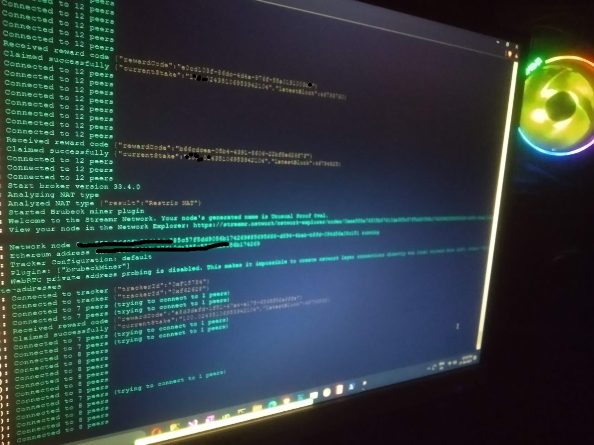 Cryptic_Muni's tweet photo. My Multi-functional (Miscellaneous π) node on my AMD Ryzen 9 Desktop Machine.
Running @raptoreum Mining and Running @streamr Node together. isn't that cool hah?
If I can do it. you too. Right?
@Streamr @StreamTeamFrens #StreamrNodeContest https://t.co/lnaXIJT0uW