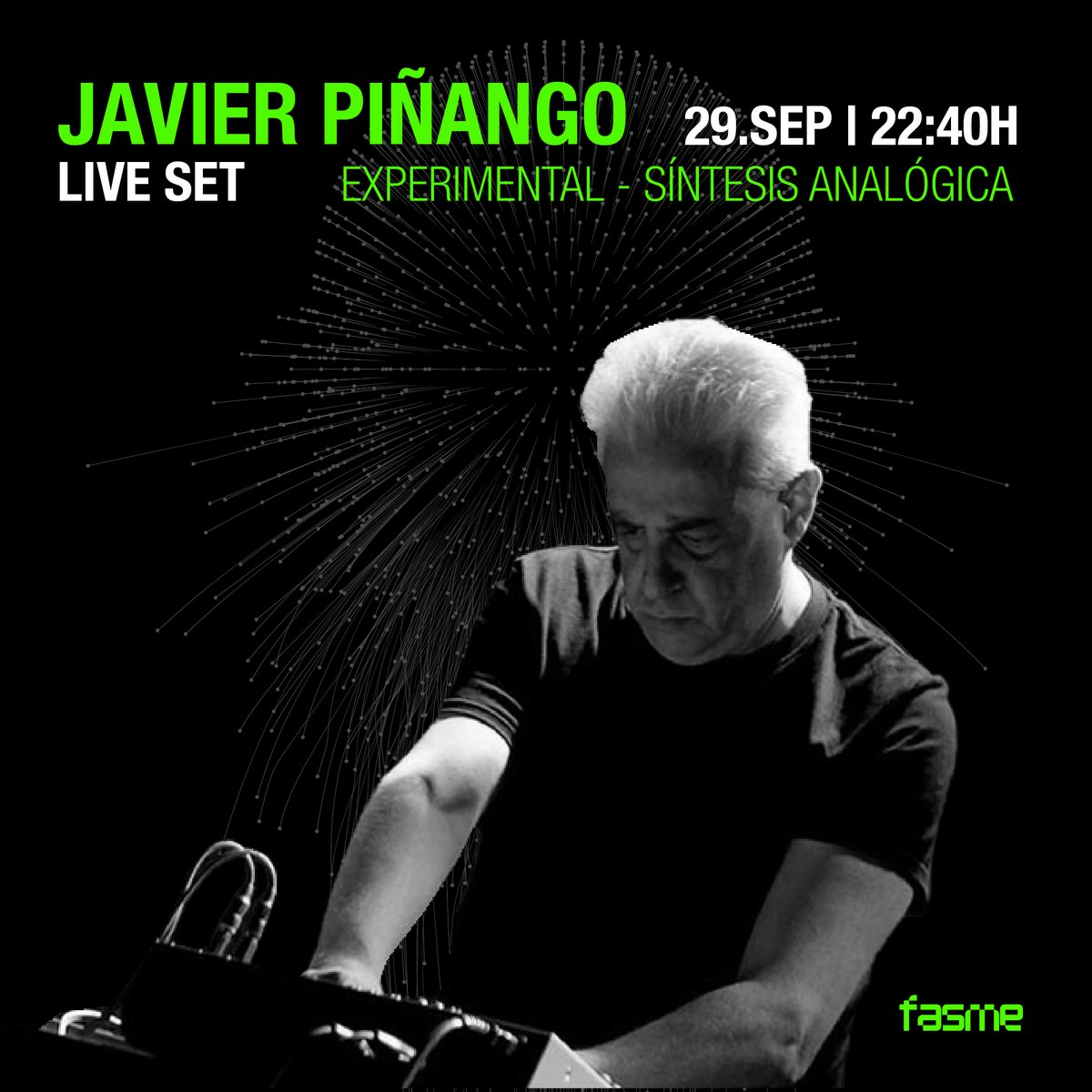 Intonarumori_'s tweet photo. Javier Piñango (Madrid, 1962). Director del festival internacional Experimentaclub. Lleva35 años trabajando en la escena sonora de vanguardia española como músico (Mil Dolores Pequeños, Destroy Mercedes). Desde 2010 usa la tensión y la narratividad sonora a través del Korg MS-20. https://t.co/GMyihAhr4r
