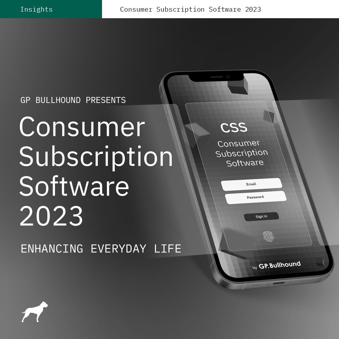 We're thrilled to unveil our 2023 Annual Consumer Subscription Software (CSS) Report, a must-read for industry stakeholders offering crucial insights on market trends, KPIs, and growth strategies. gpbullhound.com/articles/consu…