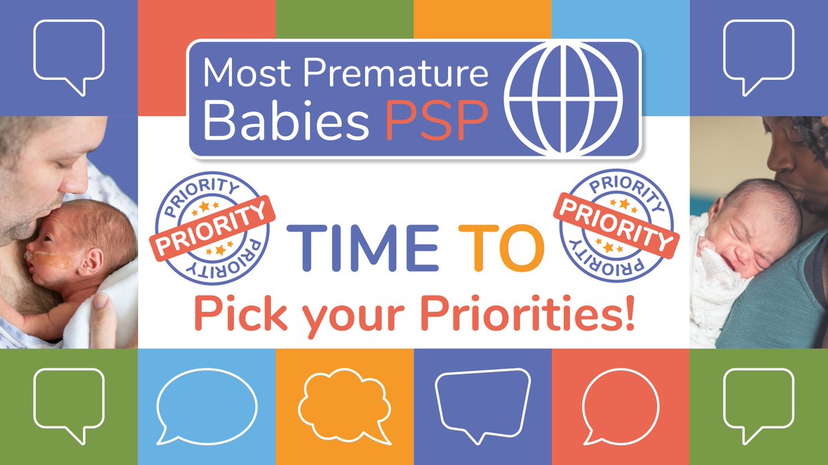 Have you picked your which priorities you want research to focus on? Survey closes in 1 week – have your say today! bit.ly/45Qjn4h #mostprembabies #bornbefore25weeks #pickyourpriorities #pretermpriorities @MostPremBabies, @MCRI_for_kids, @NPEU_Oxford, @Lindalliance