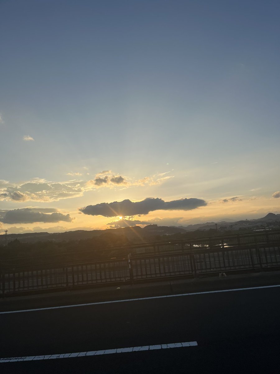 夕方好きやわー！