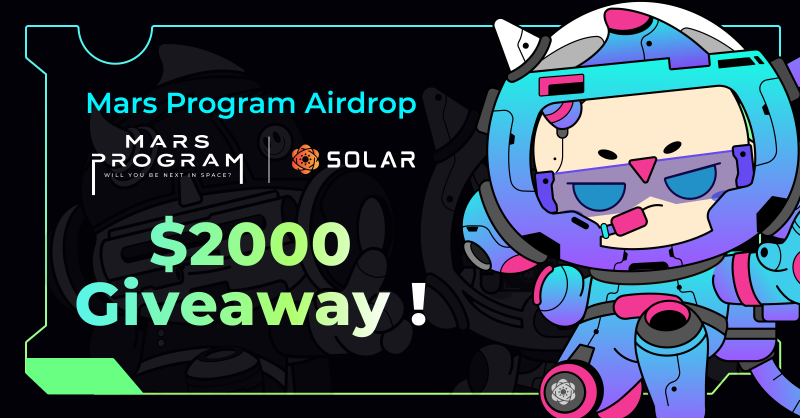 HTX_Global's tweet photo. 🚀 #HTX Mars Program x 
Solar $2,000 Airdrop!

Grand Prizes：
🛫 Exclusive Use of Justin's Jet
🏎 Tesla Model 3

Enter to share $2,000：
✅Follow @HTX_Global @SolarNetwork

✅RT + Like + Tag 2 Friends

✅Comment: We love #MarsProgram

✅Fill in form