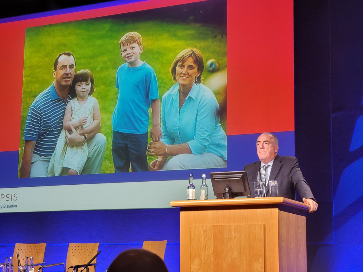 Inspiring and sad talk at #HSE #SEPSIS conference this morning by Ciaran Staunton about the loss of his son Rory from sepsis. We must beat #Sepsis #SepsisAwarenessMonth