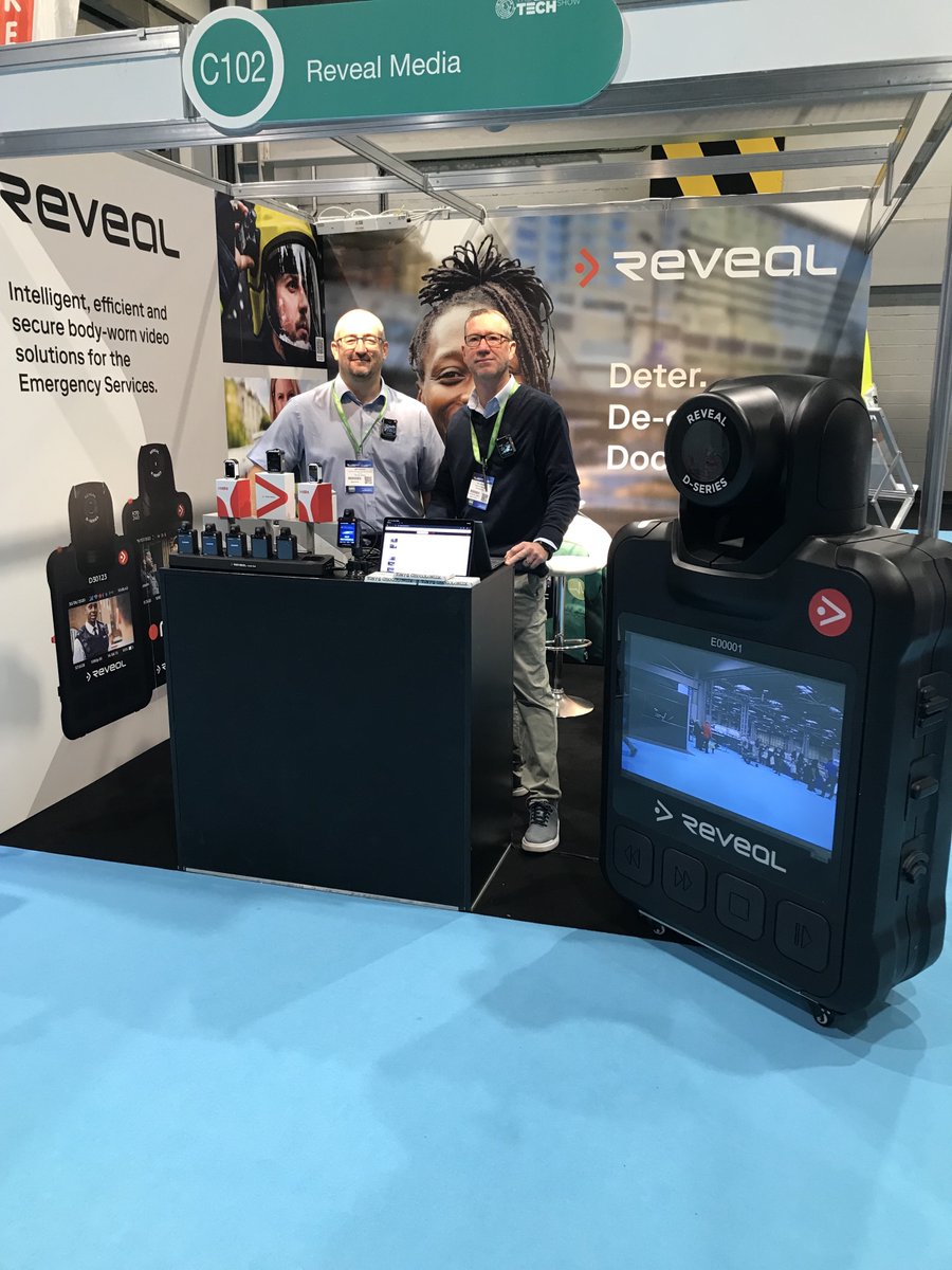 If you’re attending The Emergency Services Show over the next two days, visit our team at stand #C102. Don't forget to join Ian Cocklin for his insightful Tech Talk today at 14:40 in the Tech Hub, Hall 4. #EmergencyServicesShow #BodyWornCameras #FirstResponder