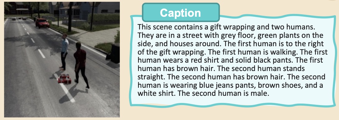 #ICCV2023 Fri Oct 6 (PM)
Going Beyond Nouns With Vision &amp; Language Models Using Synthetic Data
Cascante, Shehada, <a href="/jamessealesmith/">James Smith</a>, <a href="/SivanDoveh/">Sivan Doveh</a>, Kim, <a href="/rpanda89/">Rameswar Panda</a>, <a href="/gulvarol/">Gül Varol</a>, <a href="/AudeOliva/">Aude Oliva</a>, <a href="/vislang/">vislang.ai</a>, <a href="/RogerioFeris/">Rogerio Feris</a>, <a href="/leokarlin/">Leonid Karlinsky</a>
pdf: arxiv.org/abs/2303.17590
web: synthetic-vic.github.io