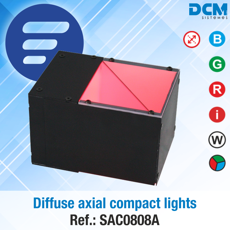 DCMSistemes's tweet photo. SAC Iluminación axial compacta y difusa

4 tamaños:
SAC0505A - 52x50mm
SAC0808A - 75x75mm
SAC1010A - 100x100mm
SAC3010A - 300x100mm

#Polarización integrada 
#iBlueDrive

https://t.co/nUhJL2al0P

#machinevision #visionartificial #ledillumination #iluminacionled #dcmsistemes https://t.co/Dq5m2Cri0O