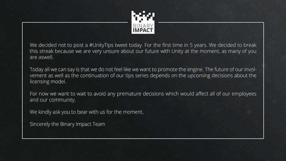 BinaryImpactG's tweet image. #UnityTips #Unity