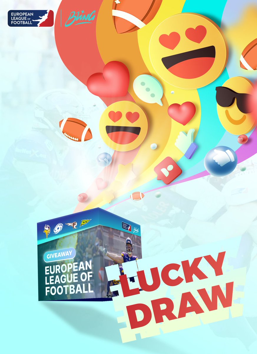 Bling_Social's tweet photo. 🏈European League of Football Giveaway Collection is coming up! 🏈@ELF_Official
Each NFT can be used to play at Bling for any Sports prediction: 
https://t.co/0t4d9wiboZ
 📆：9/21, 5pm UTC+8
🏆We have a lucky draw campaign to get an additional FREE NFT. Simply #Like &amp; #Retweet https://t.co/K7FVr9eFdC