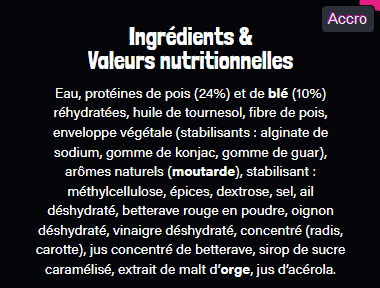 PeterVeg1's tweet photo. @AdrienBalet Comparaison des compositions de différentes Merguez végétales disponibles.
#Happyvore
#Heura
#Wheaty
#Accro -> #fetedelhuma2023 https://t.co/dbRS5j2Ow8
