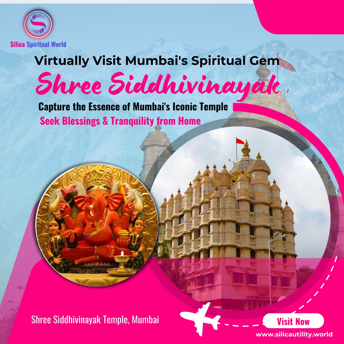 Virtually visit Mumbai spiritual gem 
shree siddhivinayak iconic temple 🙏🙏
silicautility.world
#silica #virtualtour #temples #virtualtrip