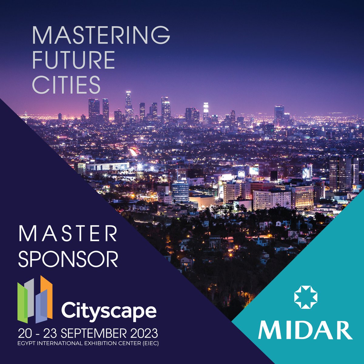 Midar_MD's tweet photo. We are happy to be participating this year 2023 in Cityscape Egypt as the “ Master Sponsor “ don’t miss this opportunity https://t.co/DQZL857Eqo